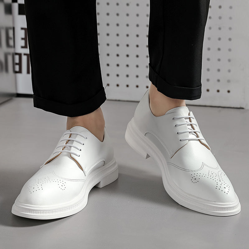 Solani Genuine Leather Dress Shoes