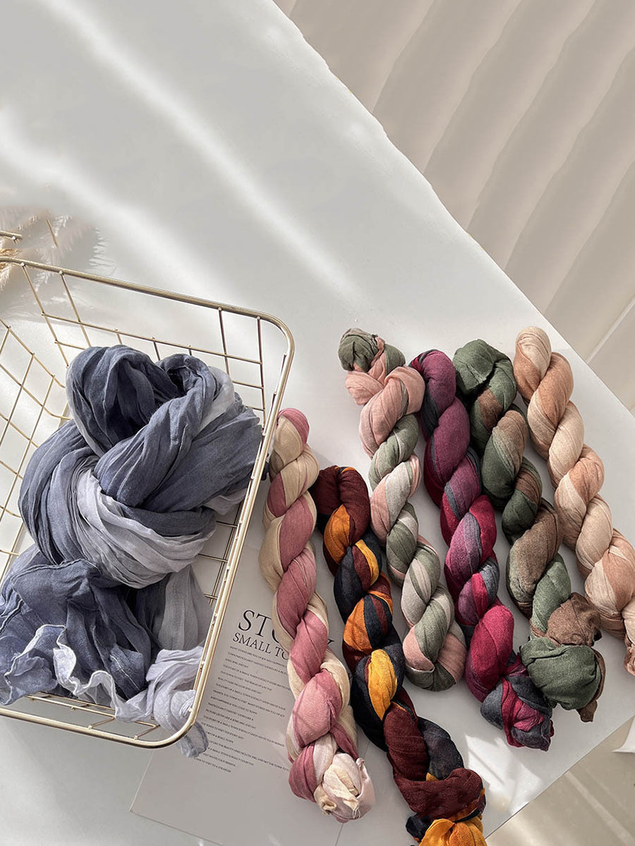 Florence Colorblock Shawl Scarf