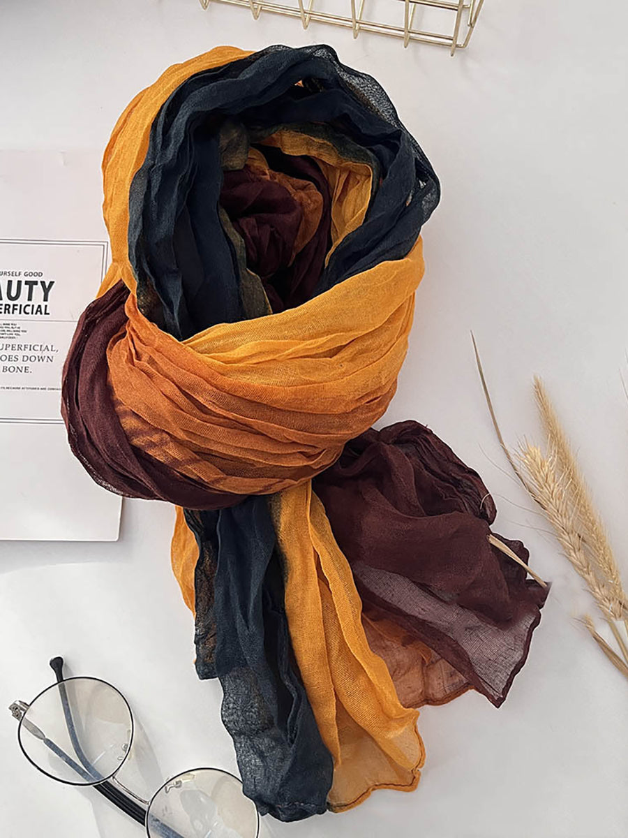 Florence Colorblock Shawl Scarf