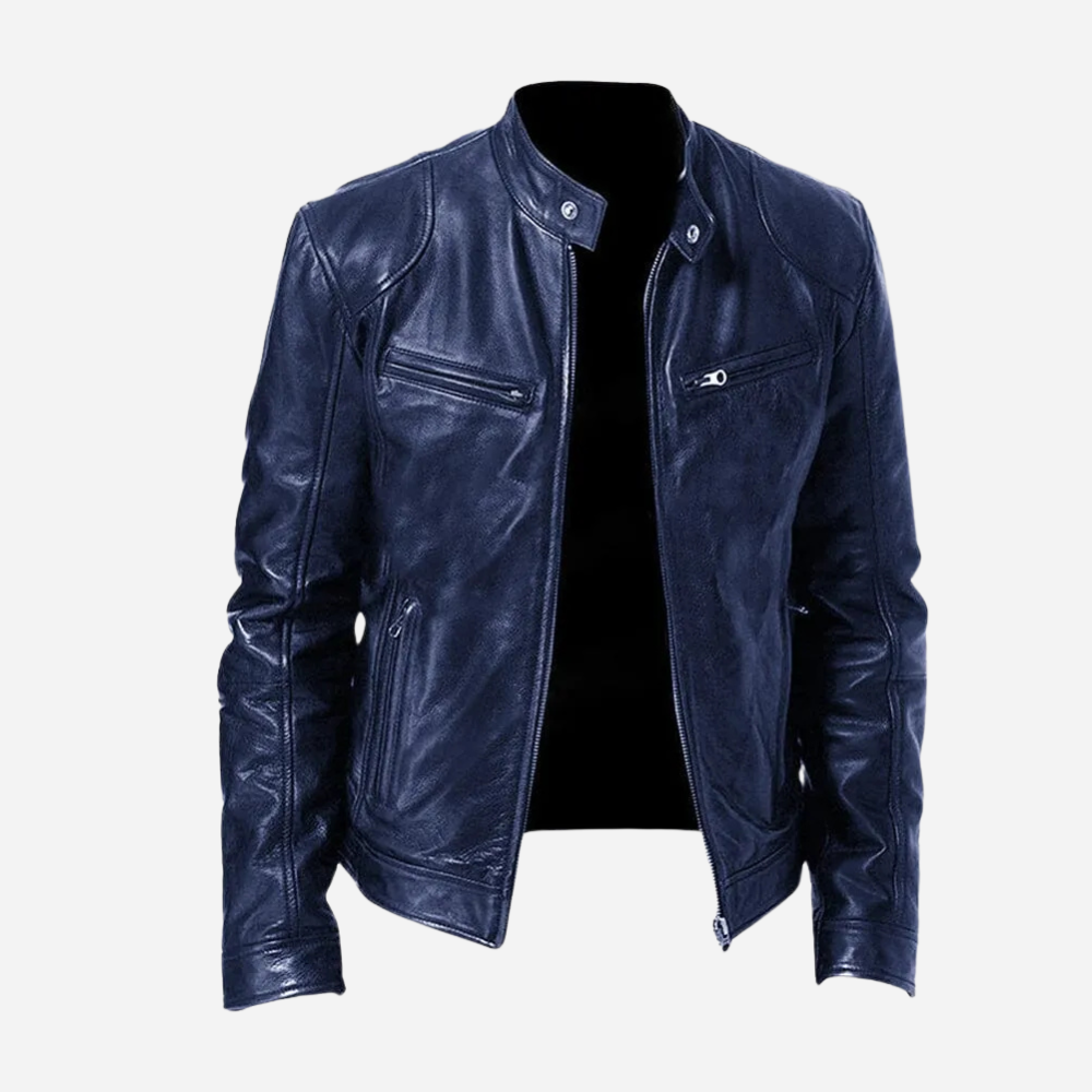 Classic Faux Leather Moto Jacket