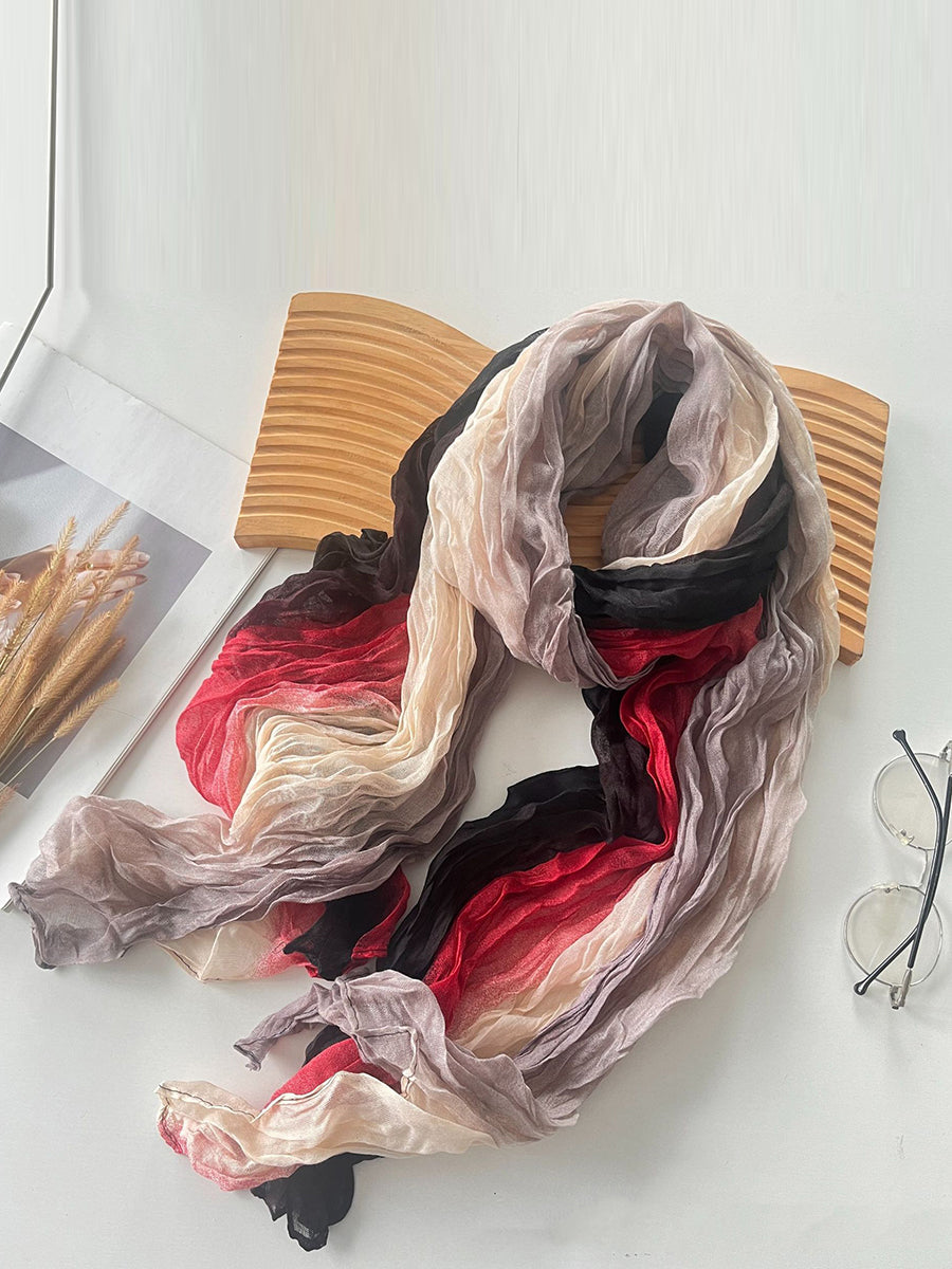 Florence Colorblock Shawl Scarf