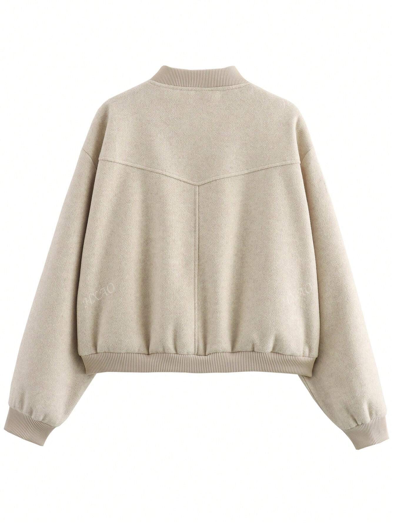 Rowan Button-Up Bomber Jacket