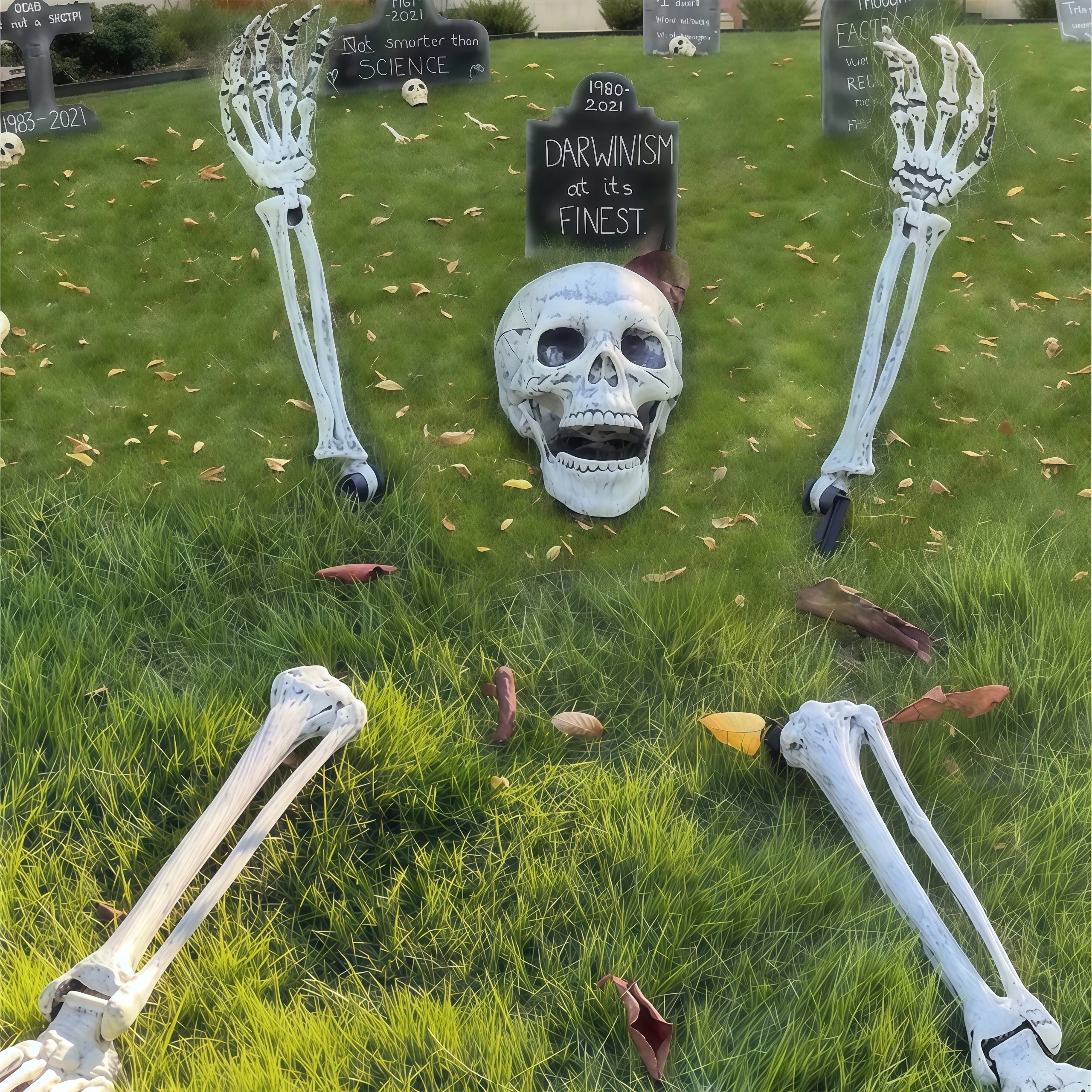 Skeleton Groundbreaker Yard Decoration