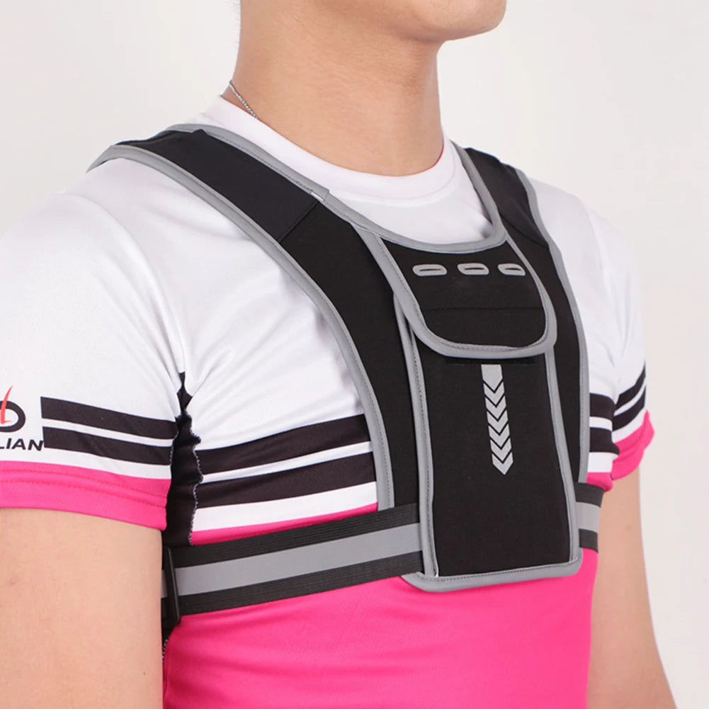 Reflective Chest Bag Running Vest