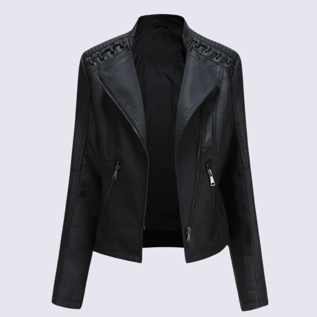 Siena Women’s Faux Leather Jacket