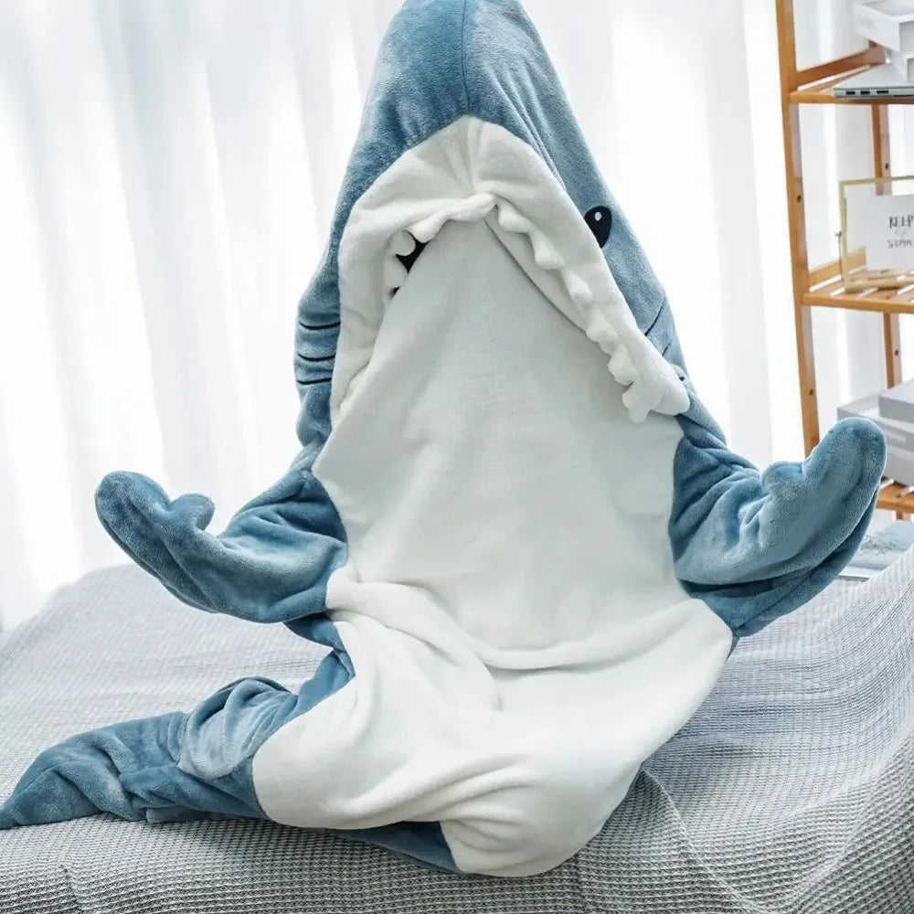 Shark Hoodie Blanket