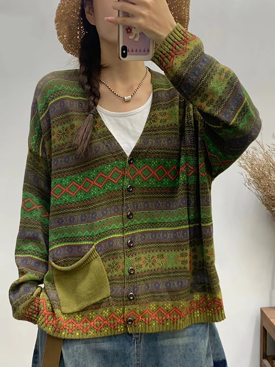 Ravenna Geometric Knit Sweater