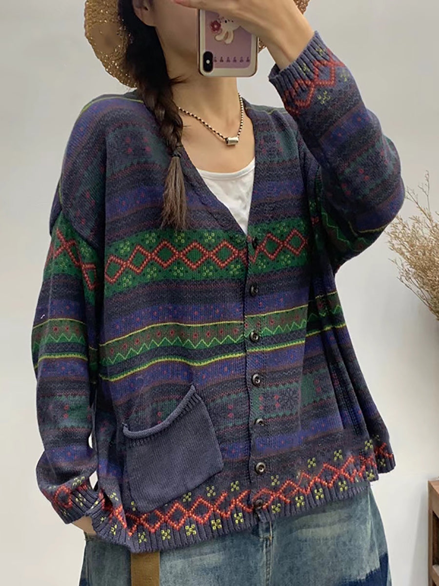 Ravenna Geometric Knit Sweater