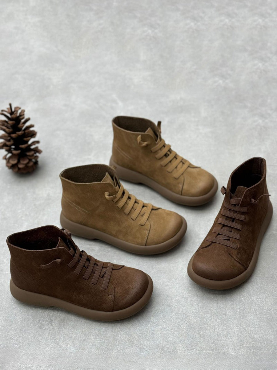 Siena Leather Fleece-Lined Boots