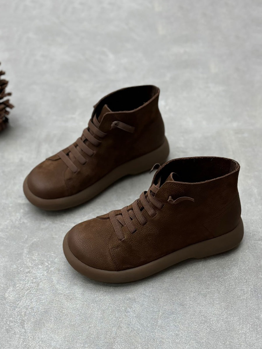 Siena Leather Fleece-Lined Boots