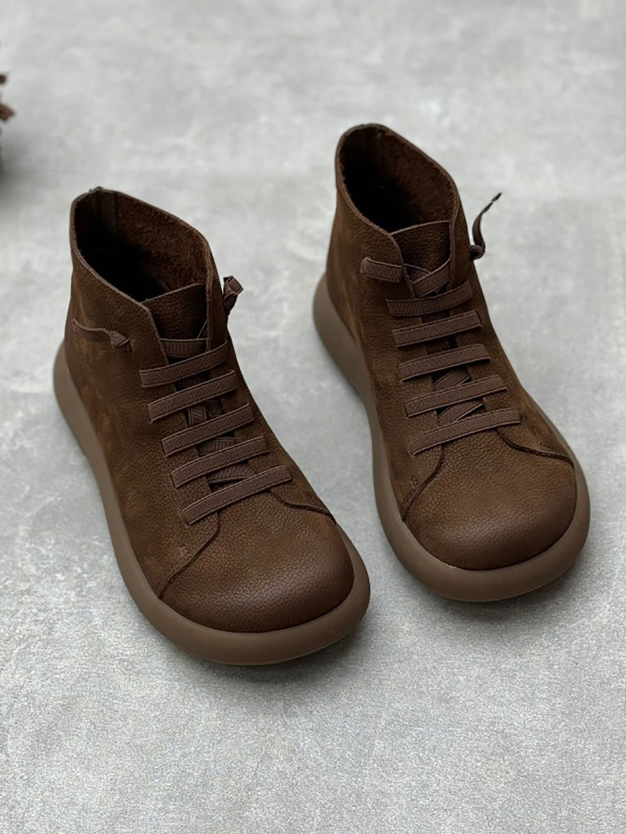 Siena Leather Fleece-Lined Boots