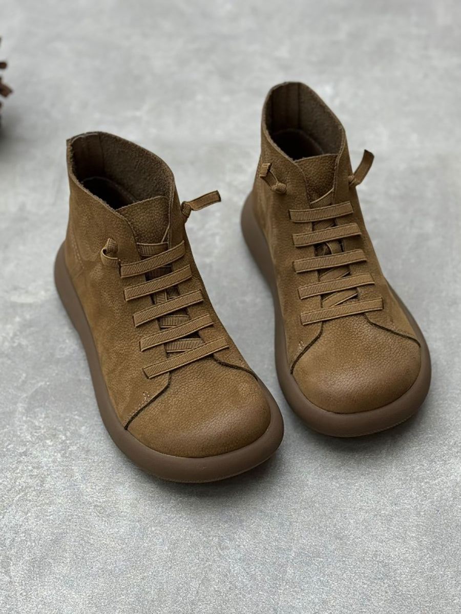 Siena Leather Fleece-Lined Boots