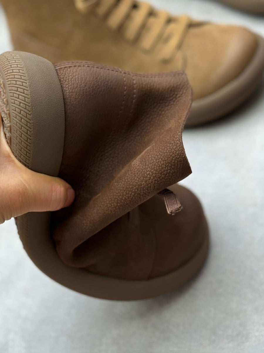 Siena Leather Fleece-Lined Boots