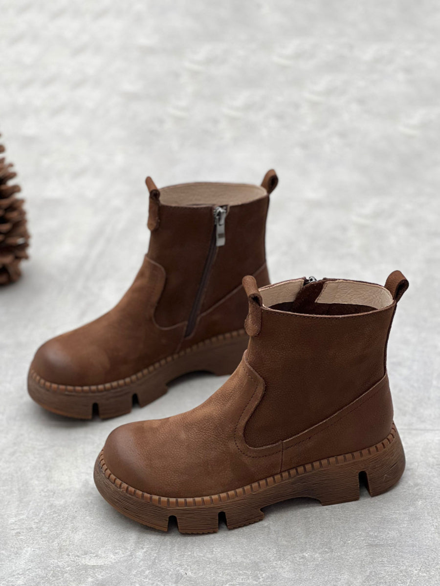Palermo Leather Platform Boots