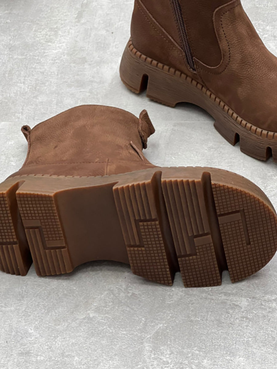 Palermo Leather Platform Boots