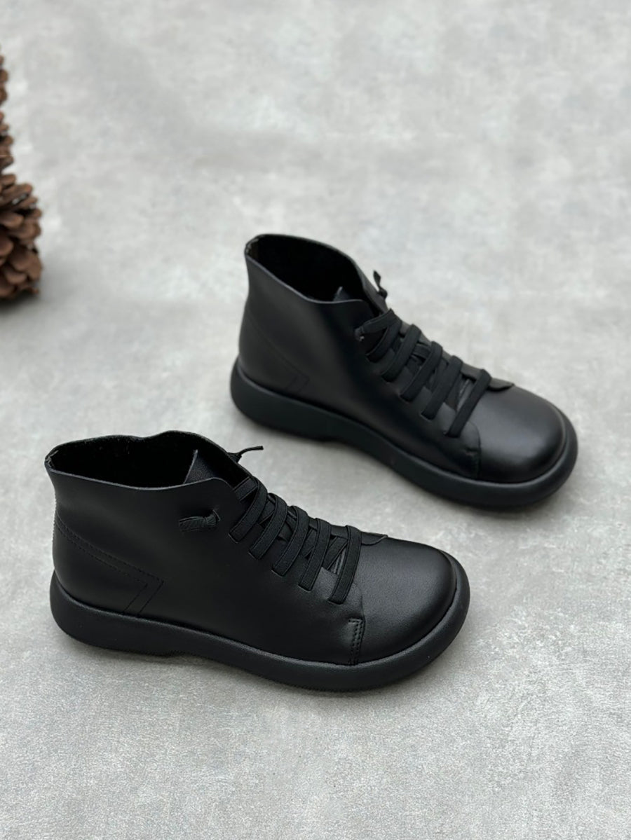 Siena Leather Fleece-Lined Boots