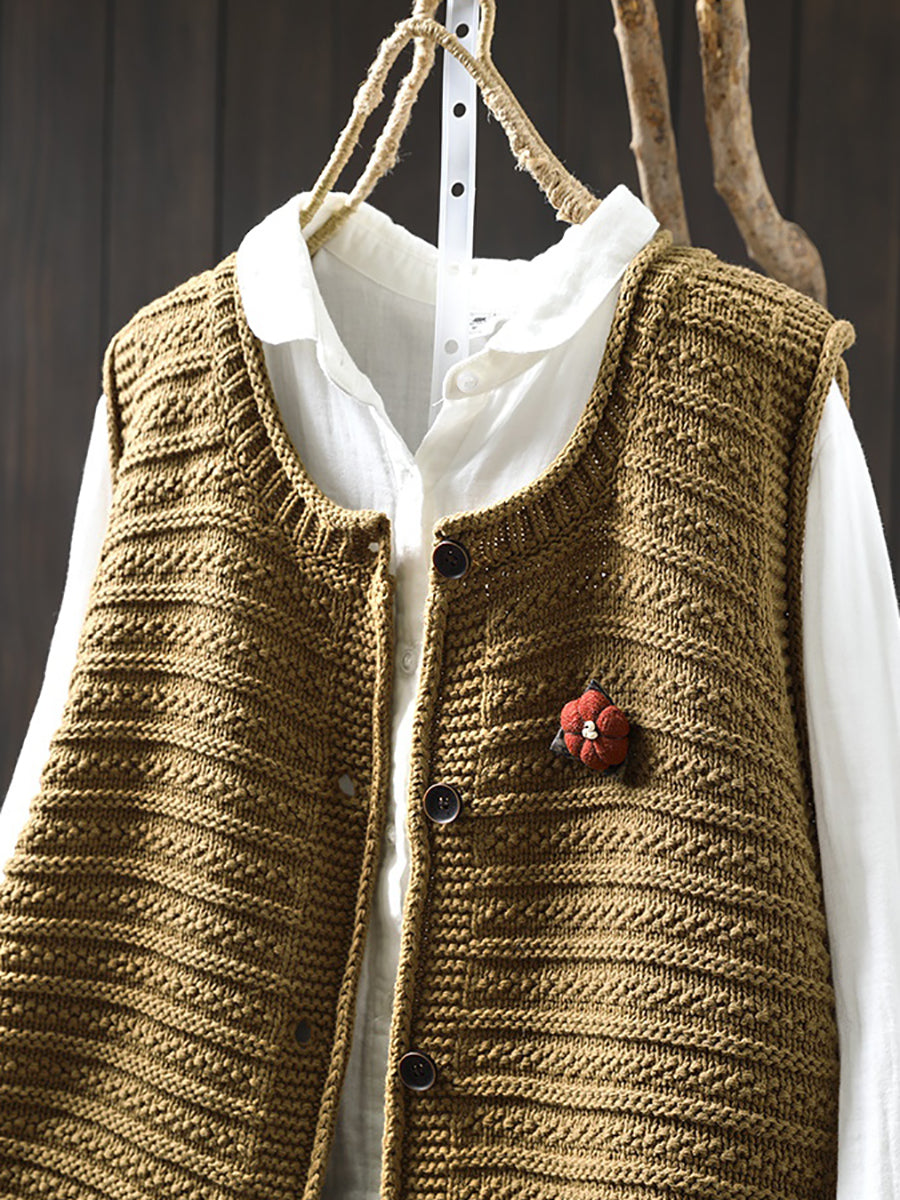 Avignon Knit Cardigan Vest