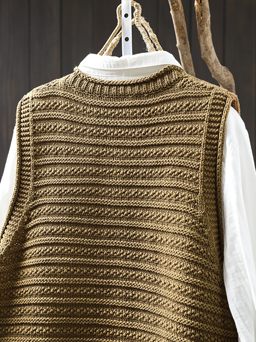 Avignon Knit Cardigan Vest