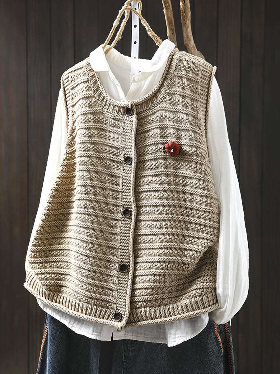 Avignon Knit Cardigan Vest