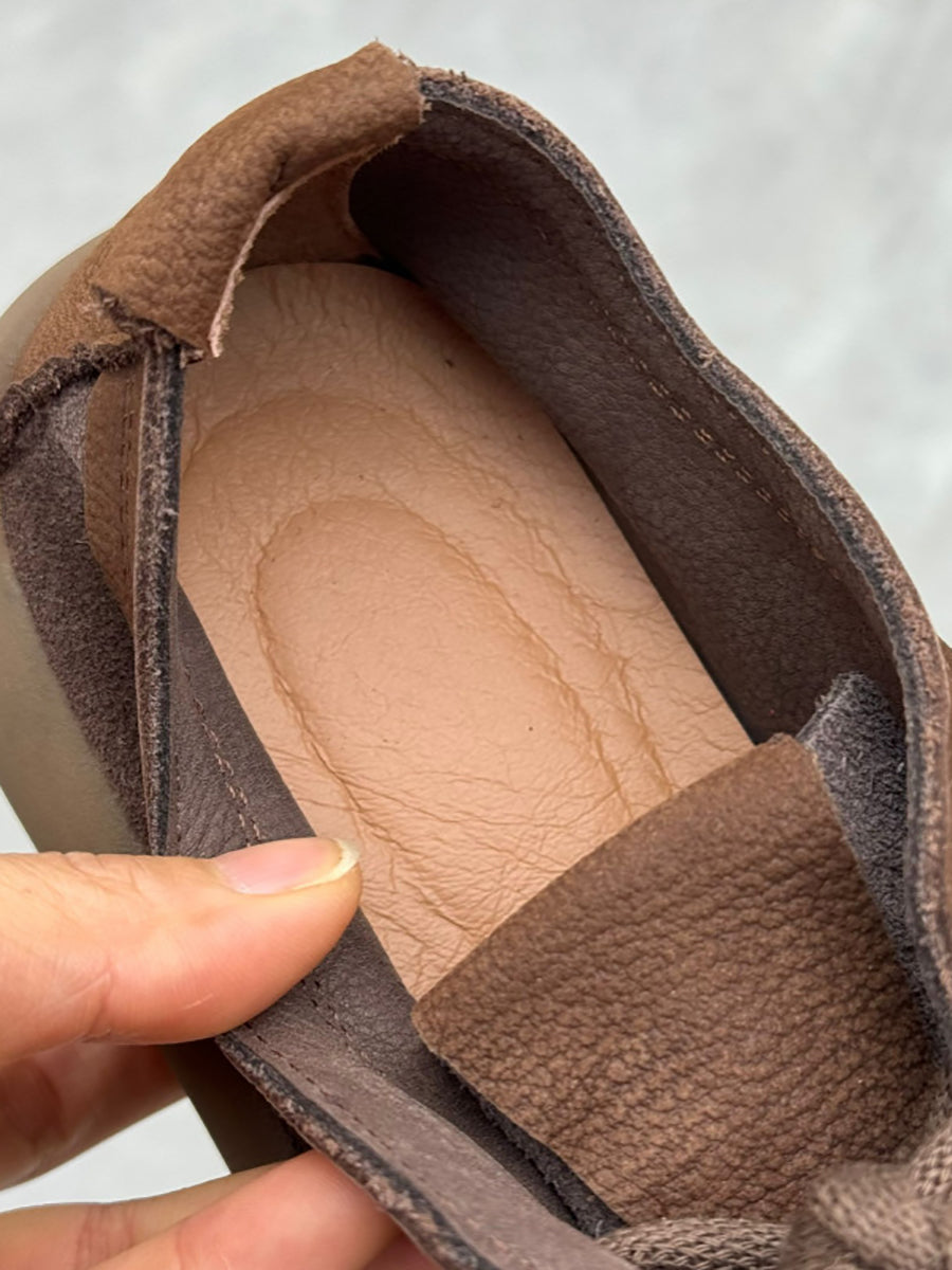 Alora Leather Strap Flats