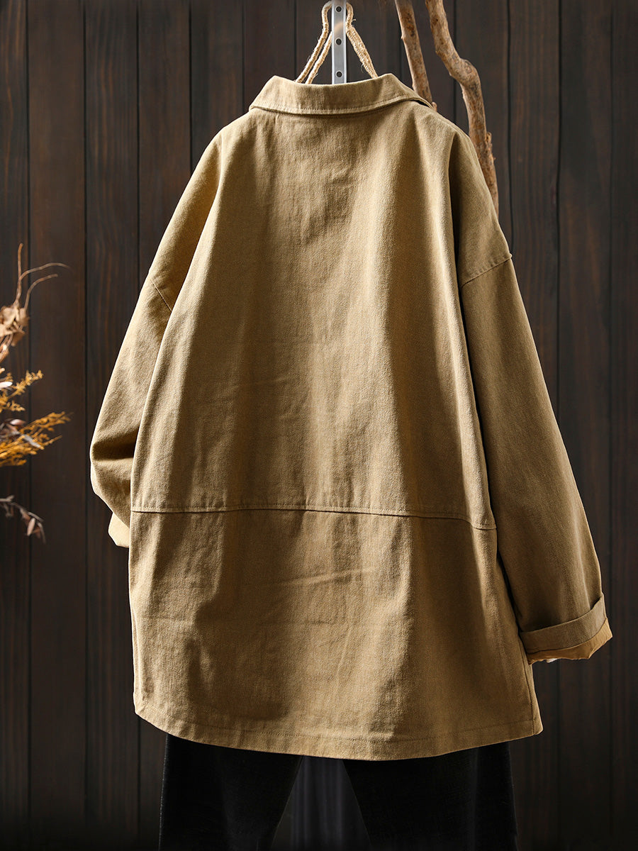 Verona Plus Size Cotton Cardigan Coat