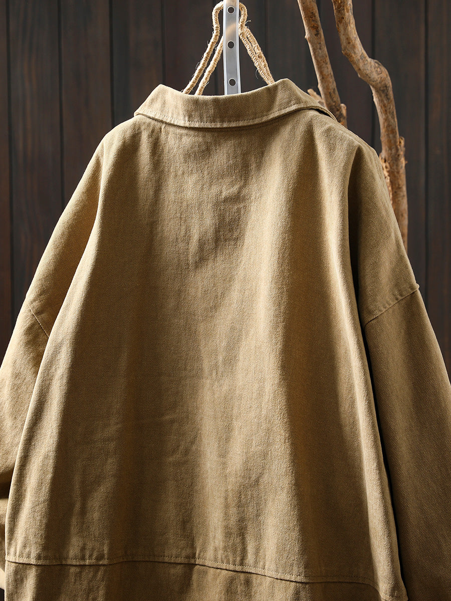 Verona Plus Size Cotton Cardigan Coat