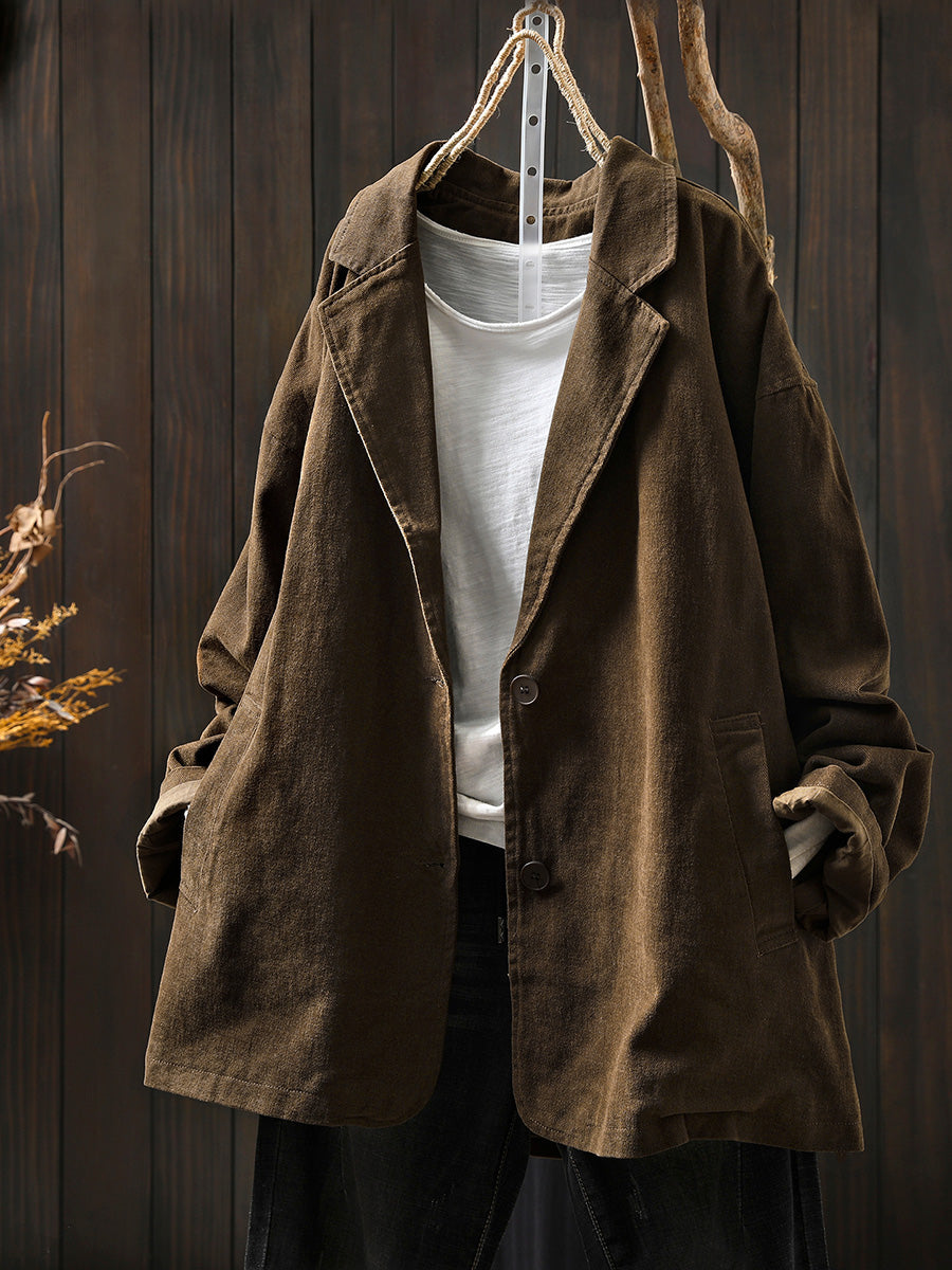 Verona Plus Size Cotton Cardigan Coat