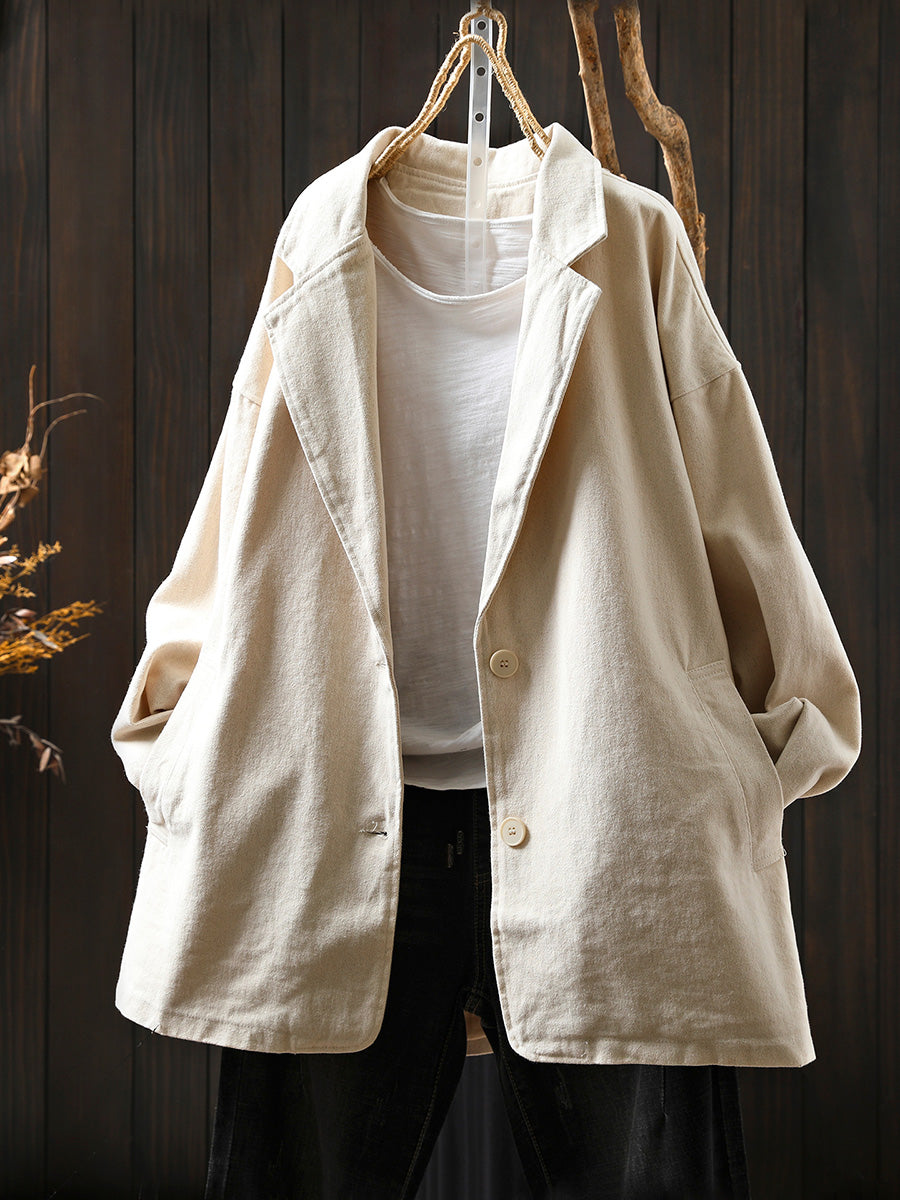 Verona Plus Size Cotton Cardigan Coat
