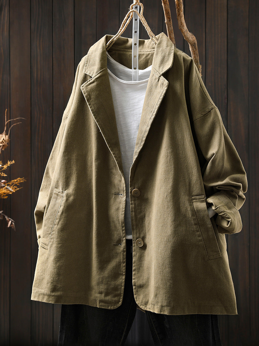 Verona Plus Size Cotton Cardigan Coat