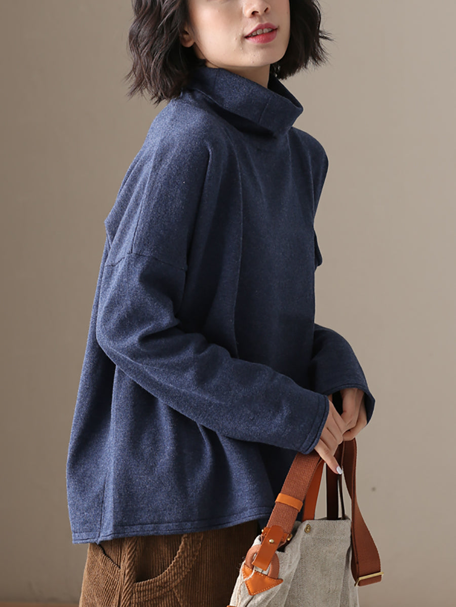 Siena Cotton Turtleneck Shirt