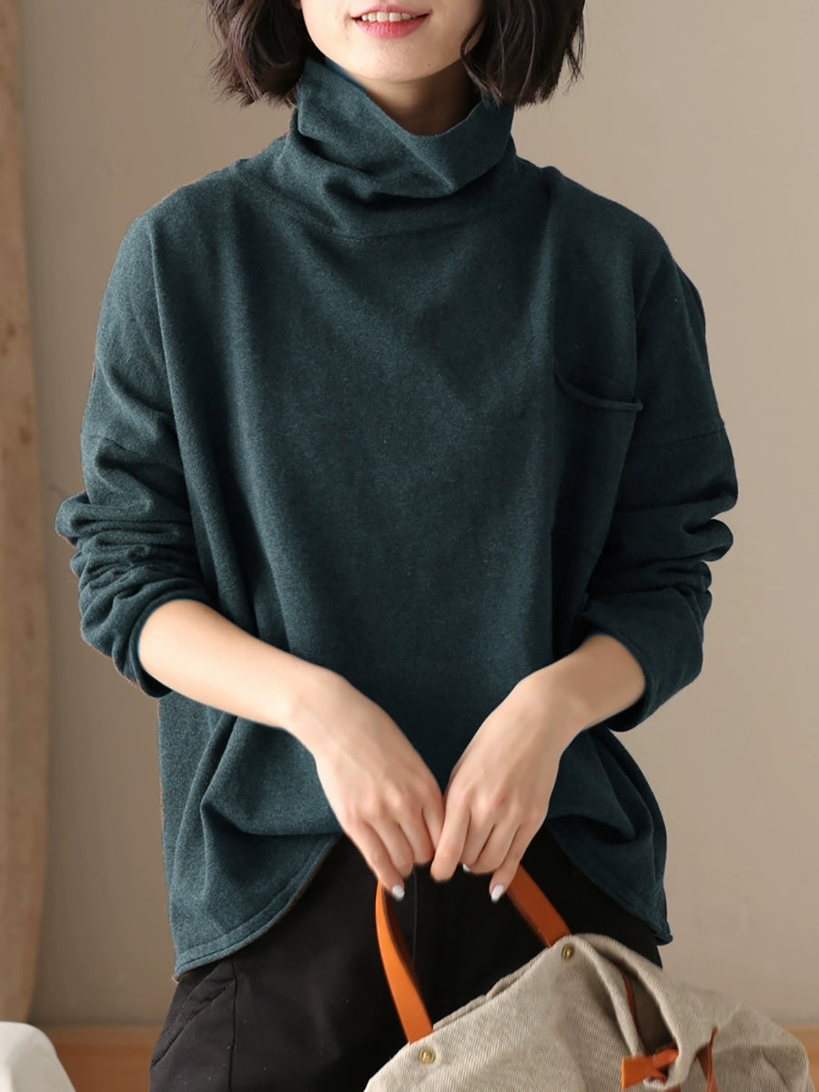 Siena Cotton Turtleneck Shirt
