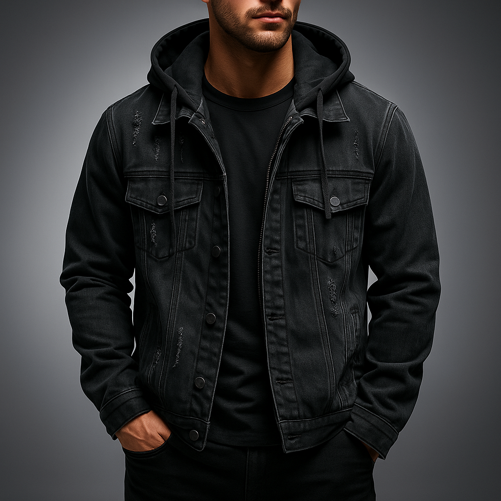 Oslo Hooded Denim Jacket