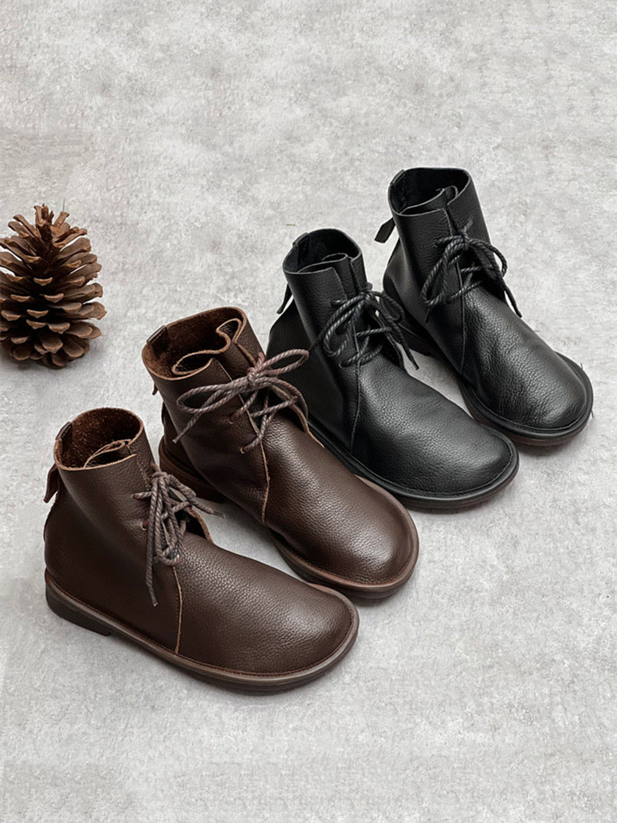 Turin Leather Ankle Boots