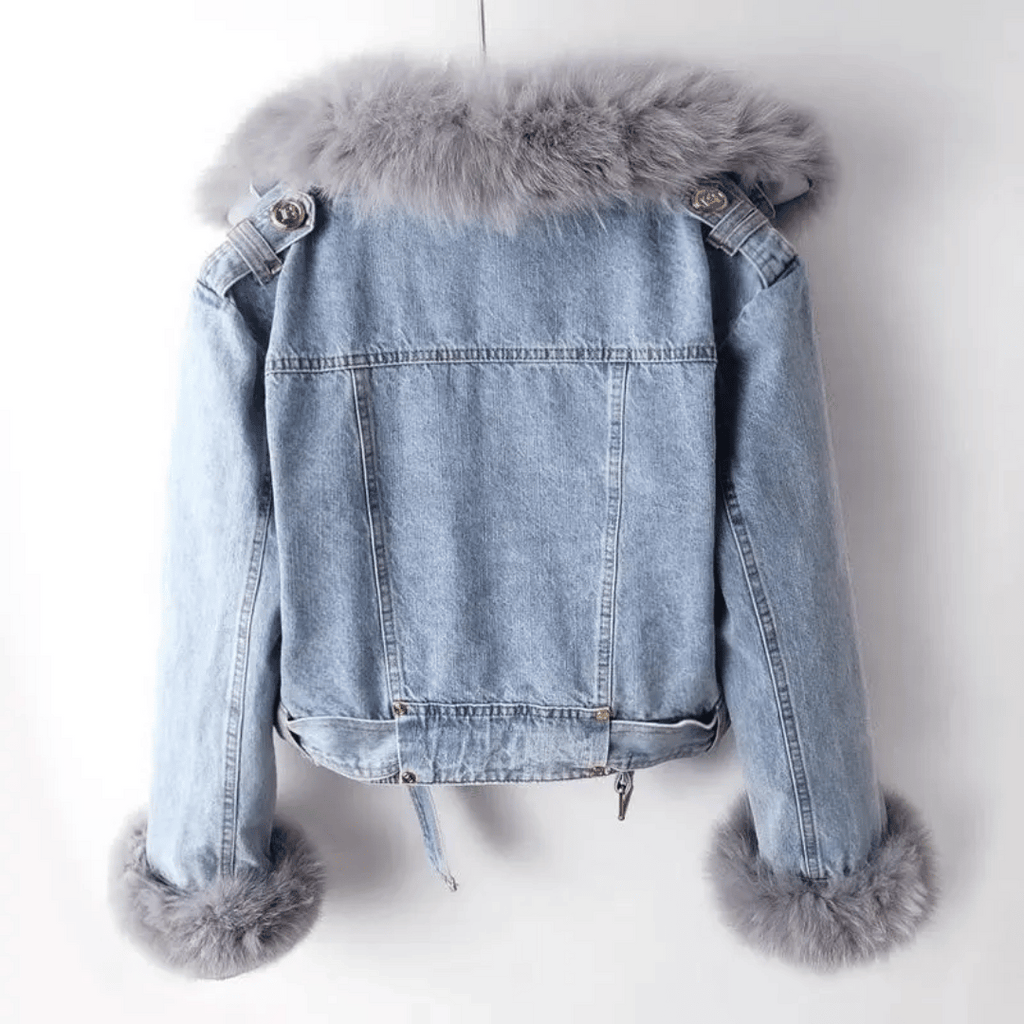 Icona Denim Fur Jacket