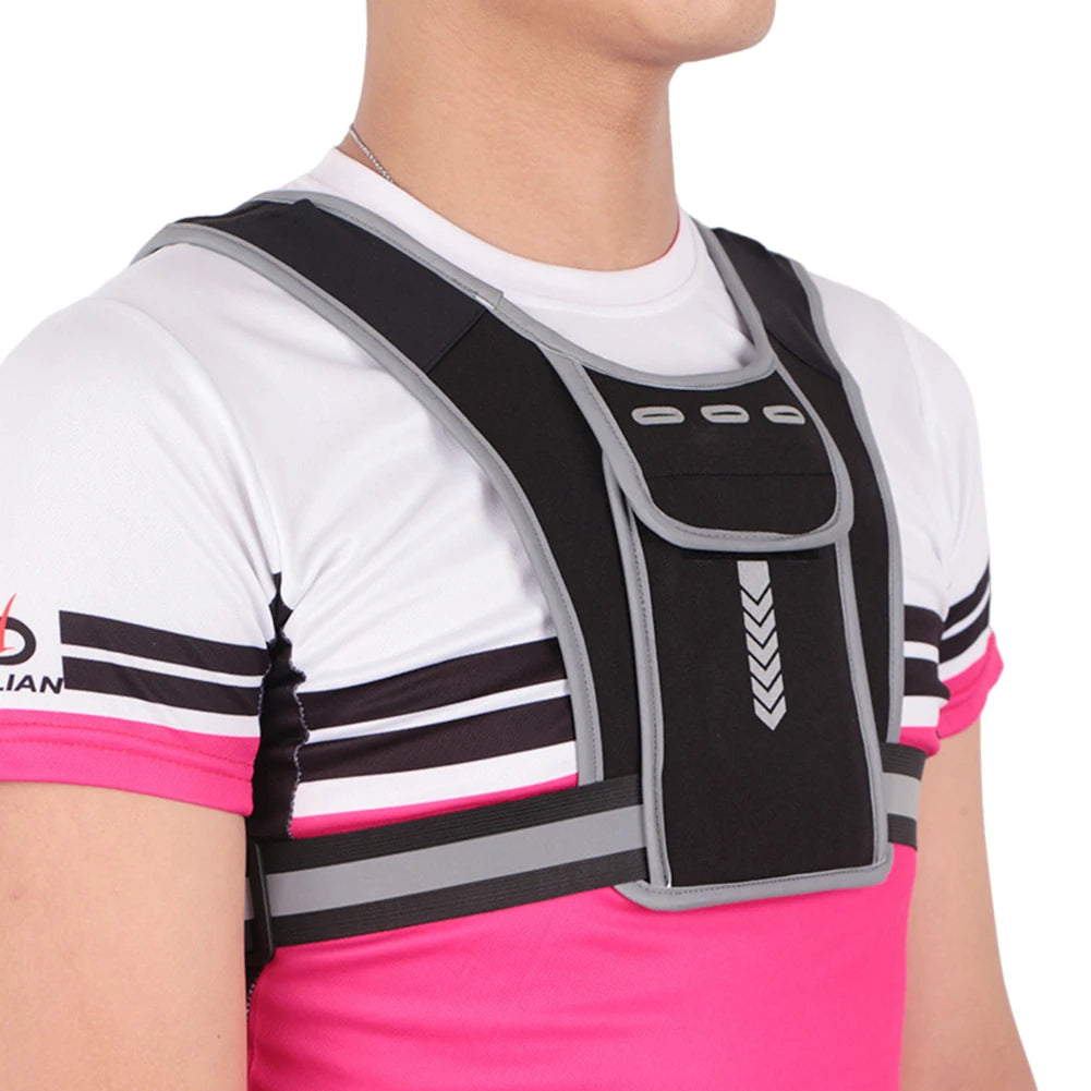 Reflective Chest Bag Running Vest