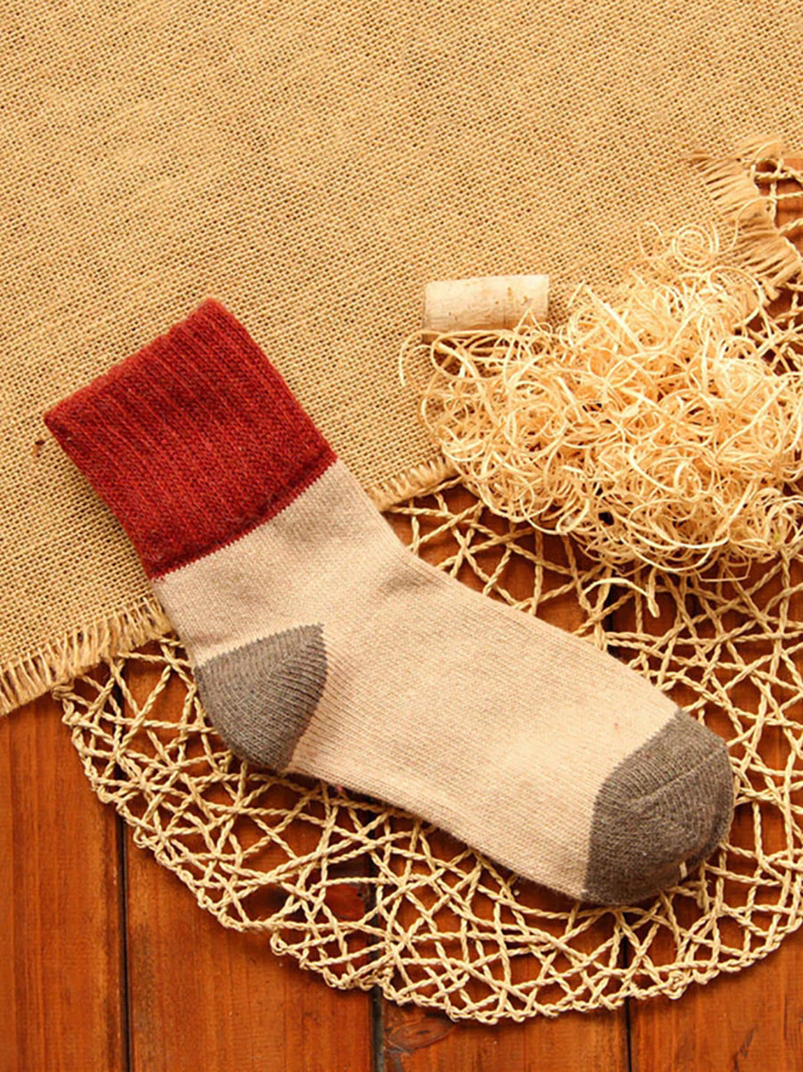 Cozy Winter Wool Socks – 5 Pair Set