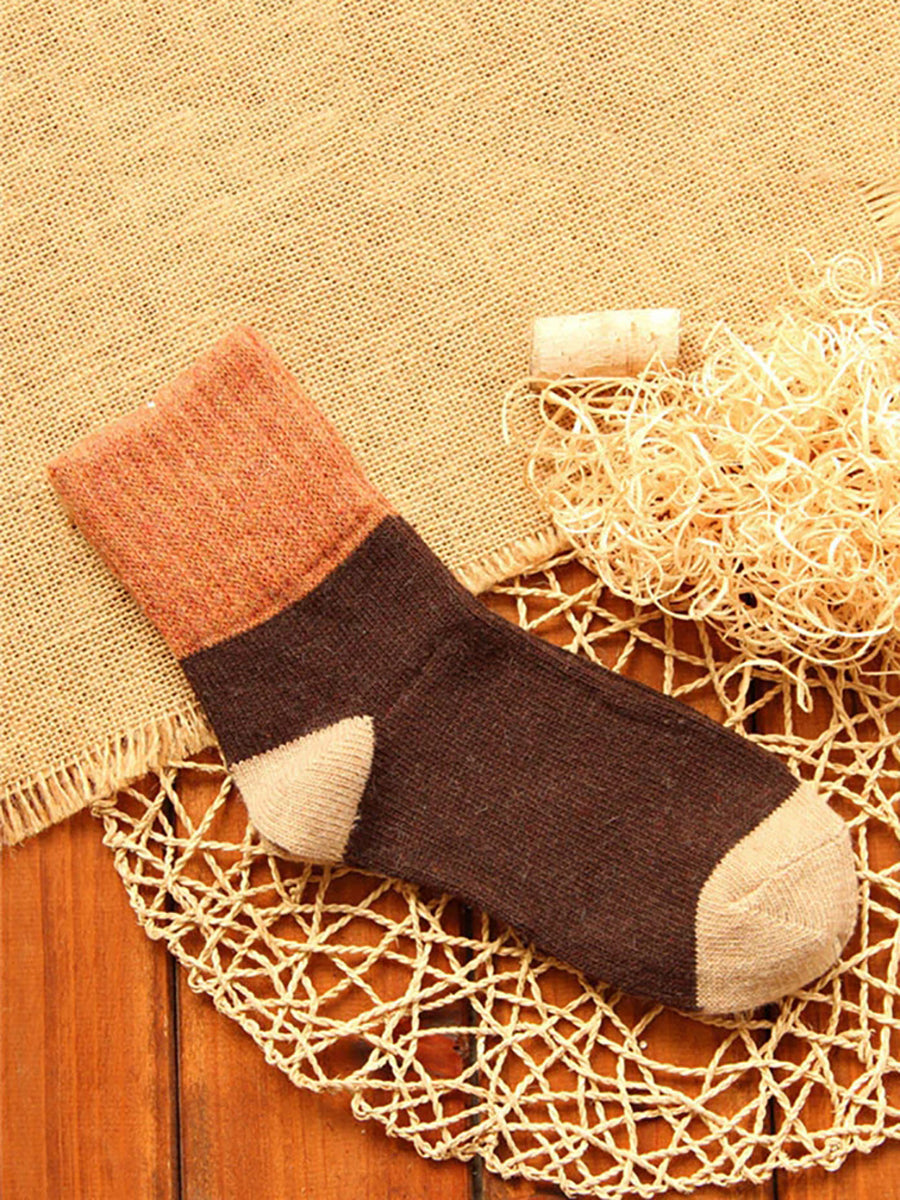 Cozy Winter Wool Socks – 5 Pair Set