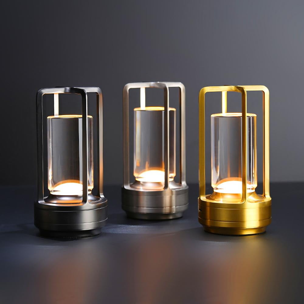 Modern Crystal LED Lantern Lamp – Elegant Ambient Lighting