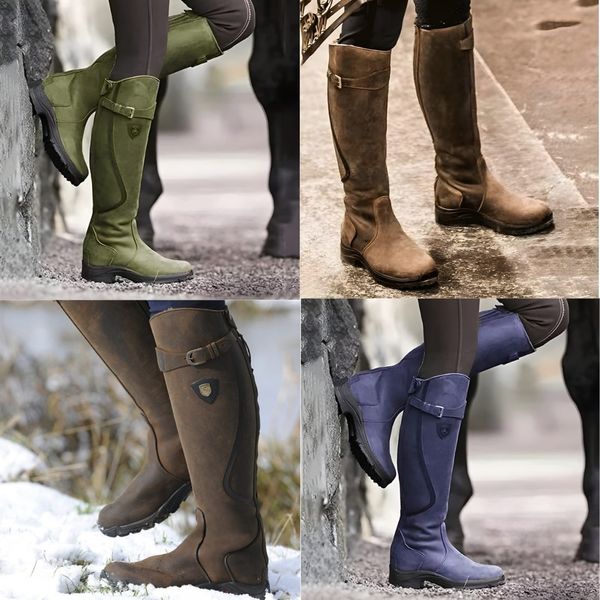 Raven Tall Riding Boots