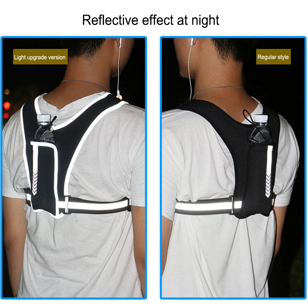 Reflective Chest Bag Running Vest