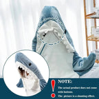 Shark Hoodie Blanket