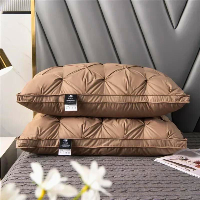 Luxury Goose Down Pillow – Hypoallergenic Support