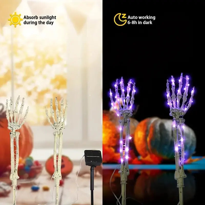 Skeleton Hand Solar Lights