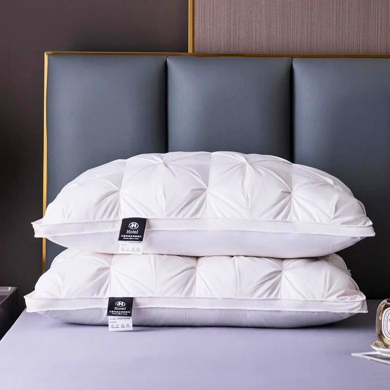 Luxury Goose Down Pillow – Hypoallergenic Support