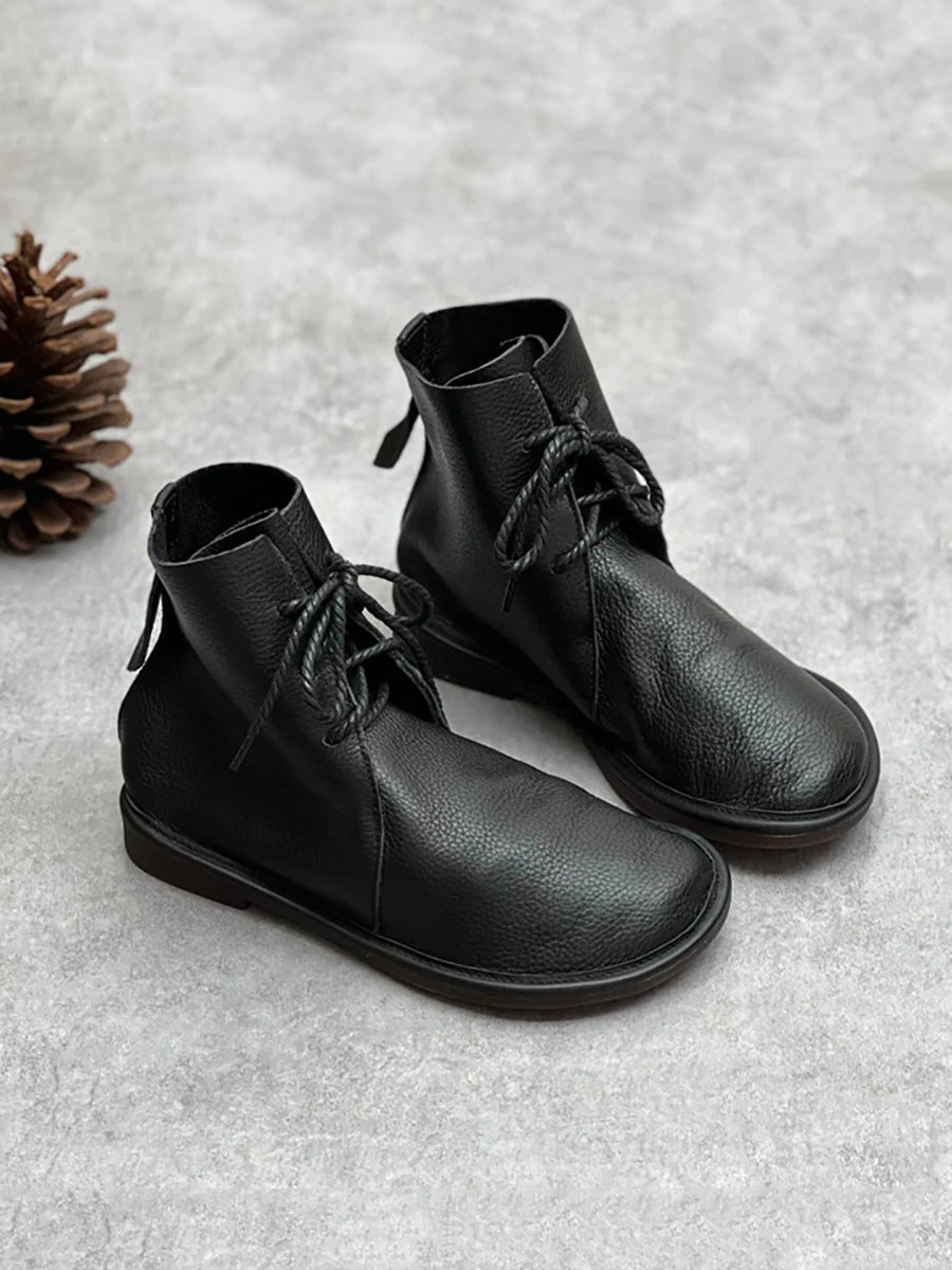 Turin Leather Ankle Boots