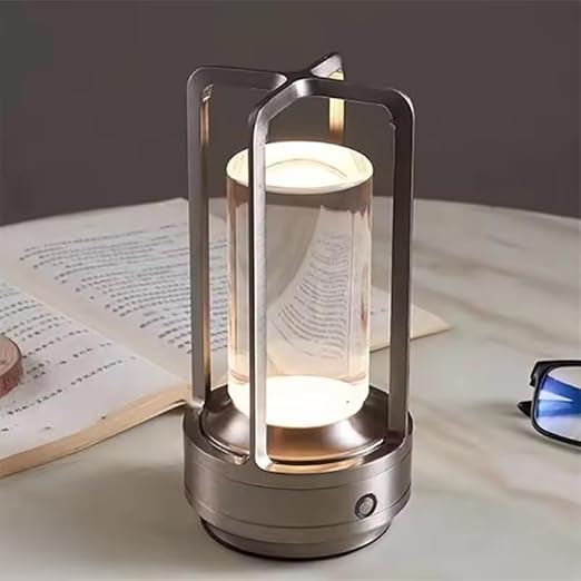 Modern Crystal LED Lantern Lamp – Elegant Ambient Lighting