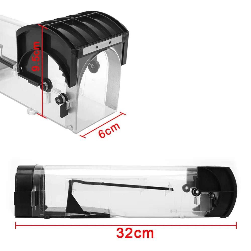 Humane Self-Locking Mouse Trap