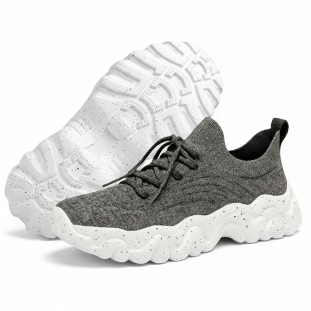 Women’s Cloud-Step Chunky Sole Knit Sneakers