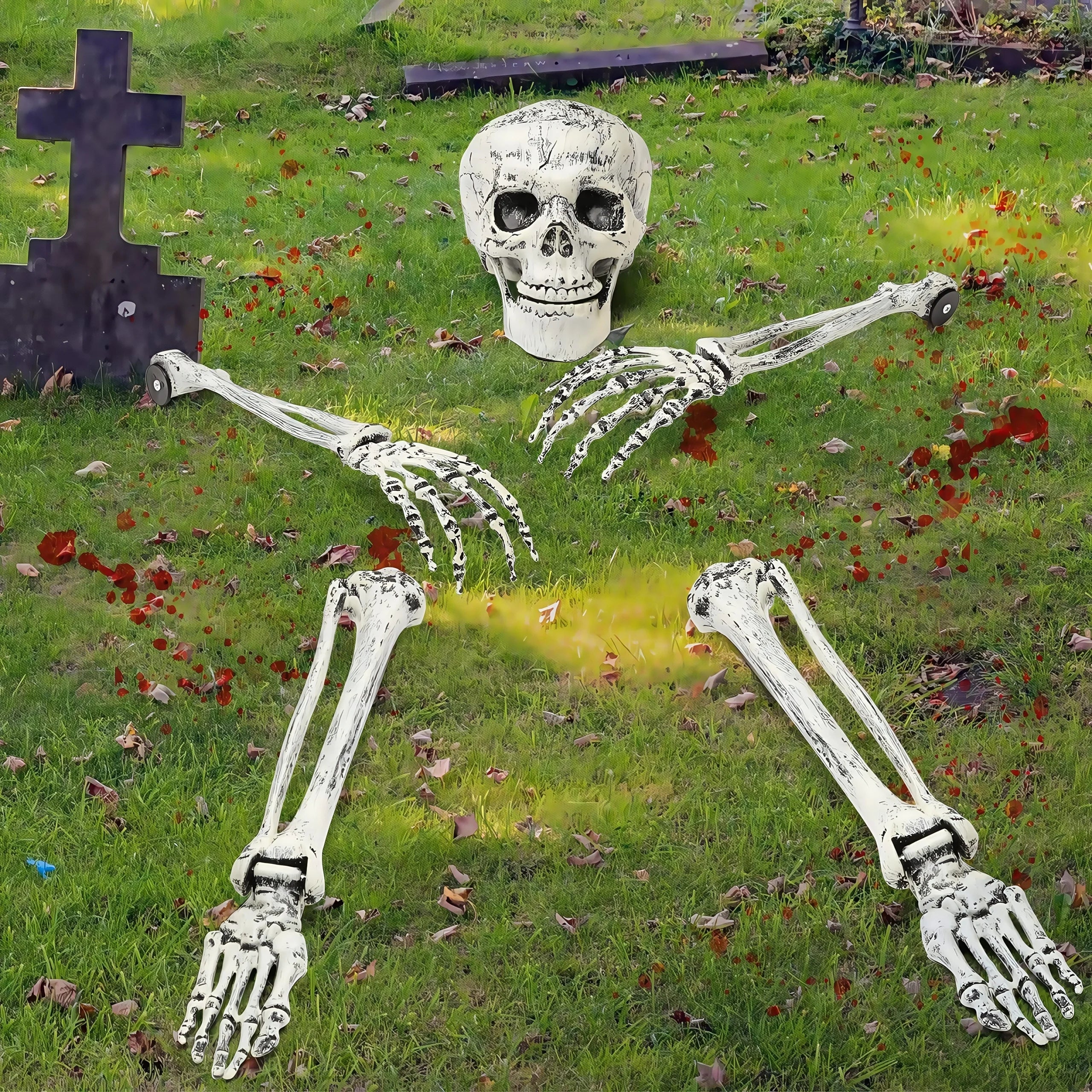 Skeleton Groundbreaker Yard Decoration
