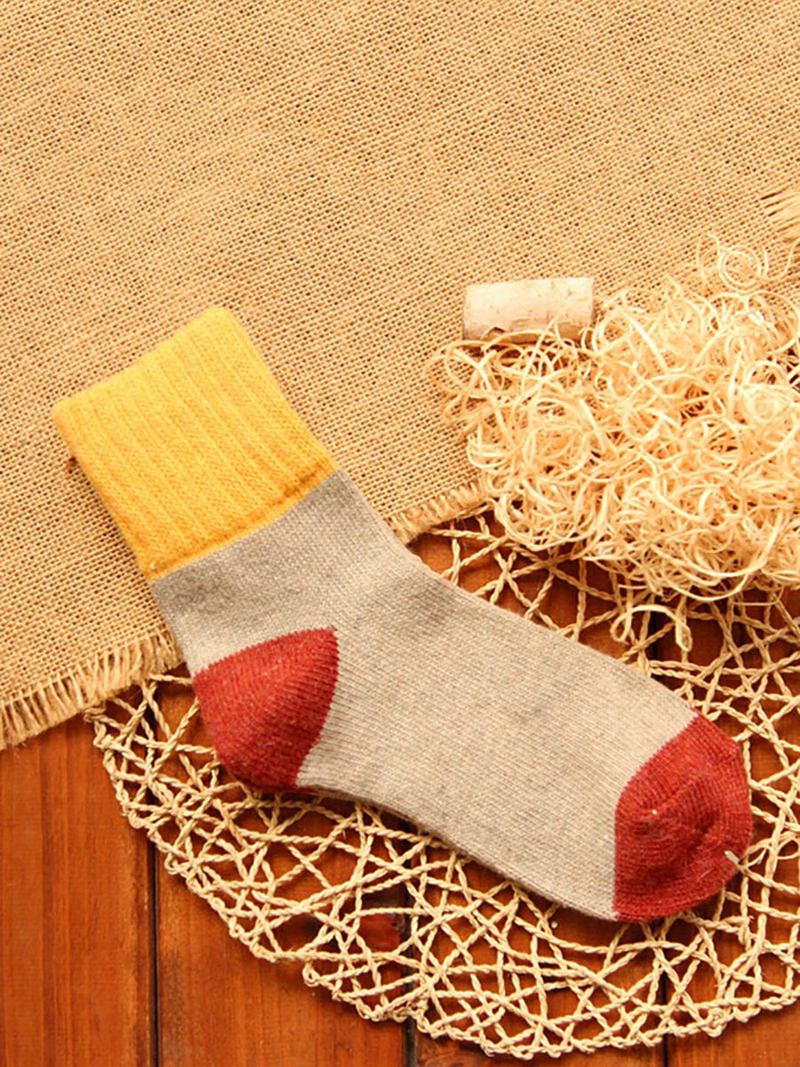 Cozy Winter Wool Socks – 5 Pair Set